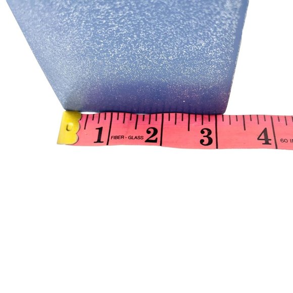 Handcrafted Shadow Box 7.5 x 5.5 x 3 Blue White Deer Christmas - Picture 7 of 7